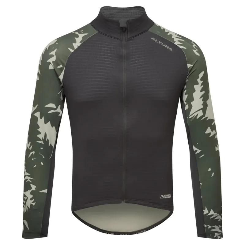 Altura Icon Men's Long Sleeve Jersey 2023 Dark Olive